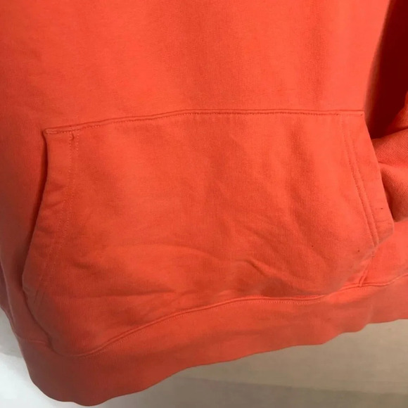 American Eagle Coral Pink Hoodie Kangaroo Pouch Sweatshirt Size LG - Picture 5 of 10